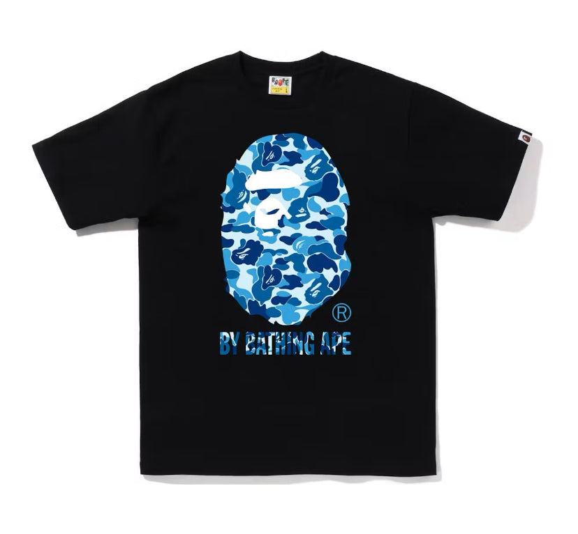 Bape By Bathing Ape ABC Camo Blue Black Tee (2021)