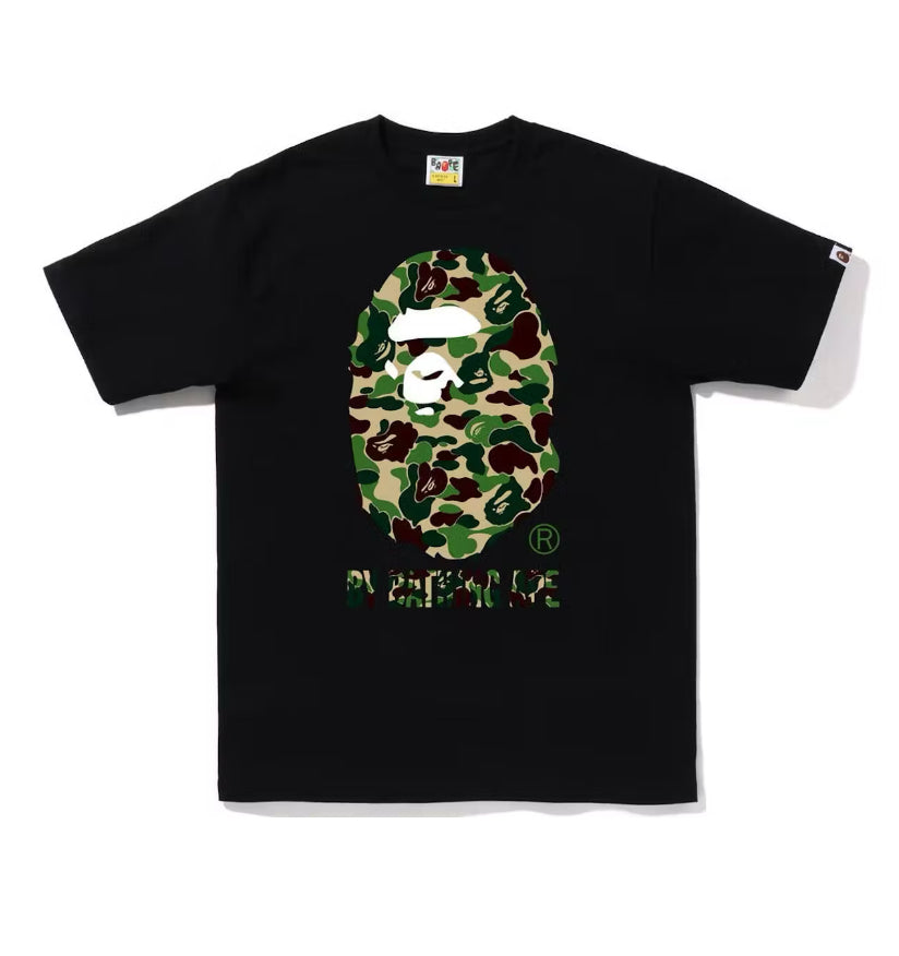 Bape By Bathing Ape ABC Camo Green Black Tee (2021)