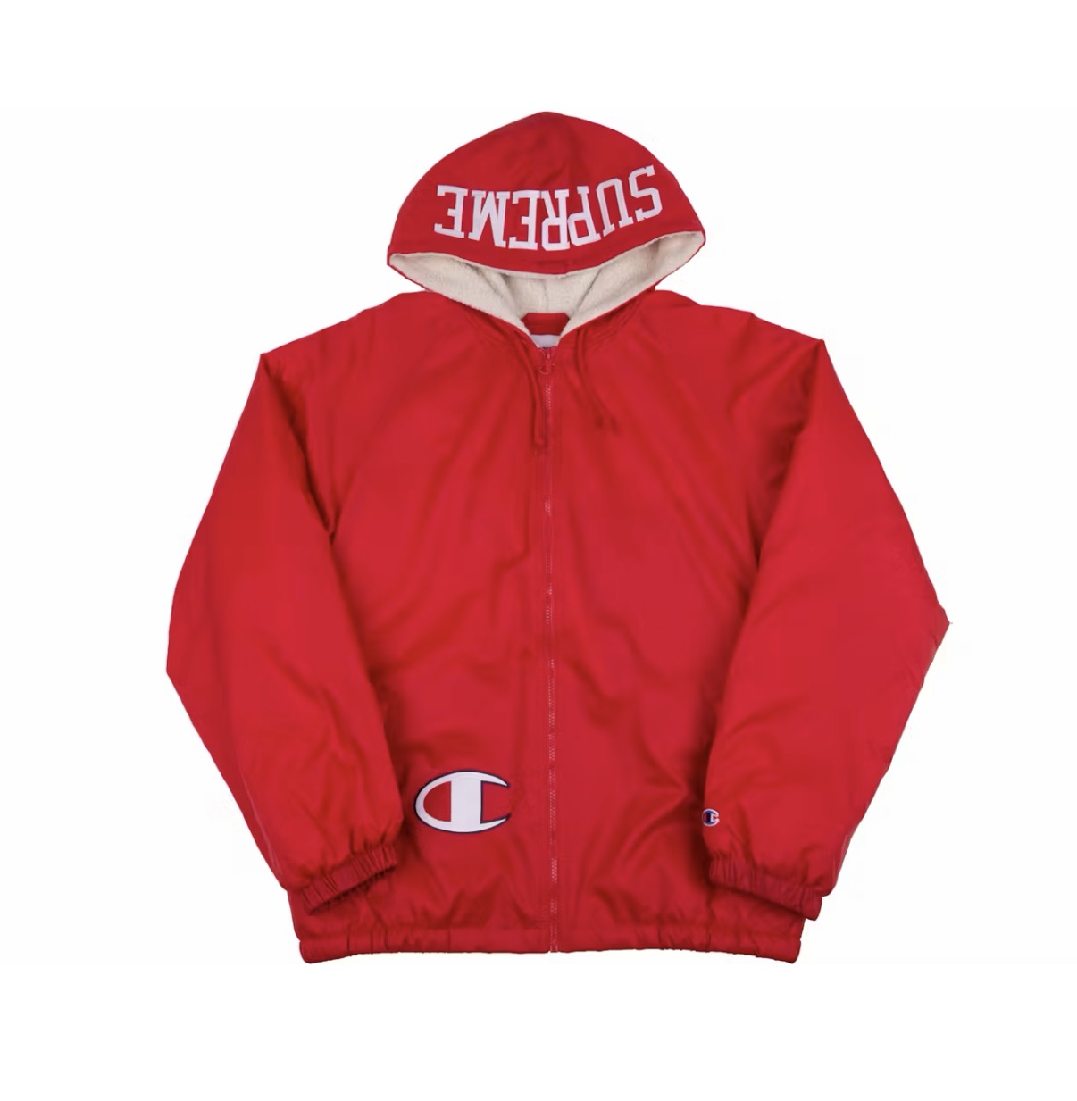 Supreme Champion Sherpa Jacket Red (2017)