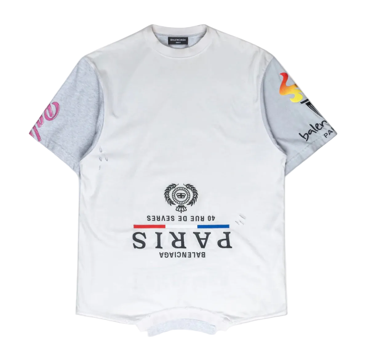 Balenciaga Reworked and Upside Down Tee (2022)