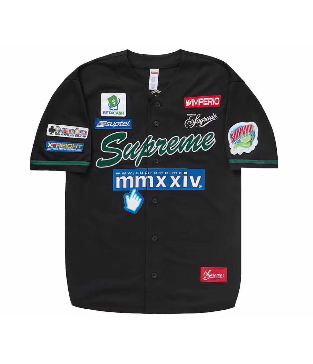 Supreme Chosen One Baseball Jersey Black (2024)