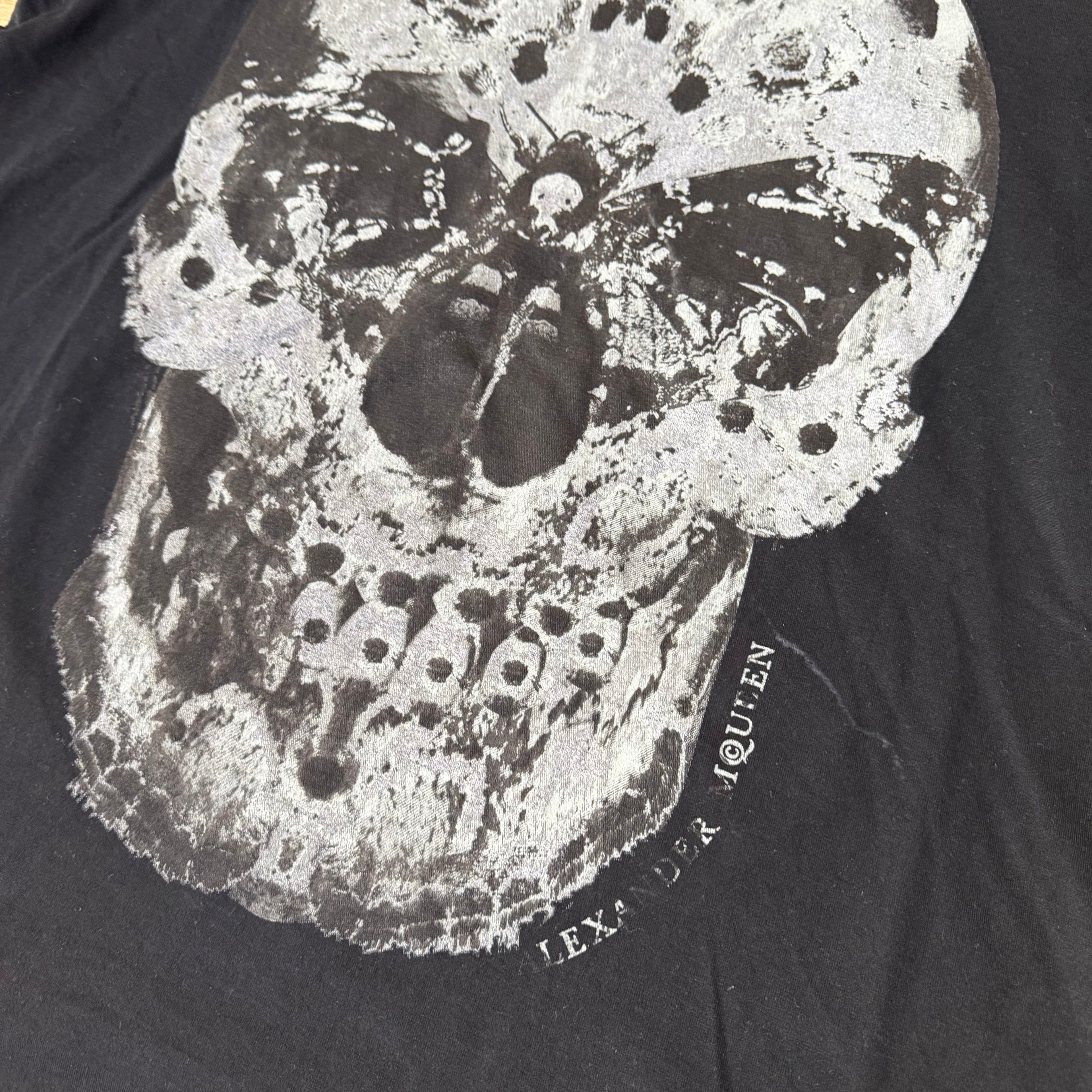 Alexander McQueen Skull Butterfly Tee Black (2011)