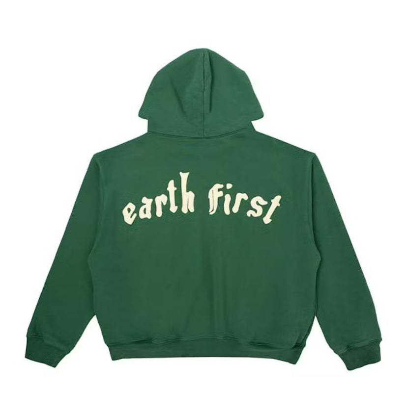 Cactus Plant Flea Market Earth First Zip Hoodie Green (2021)