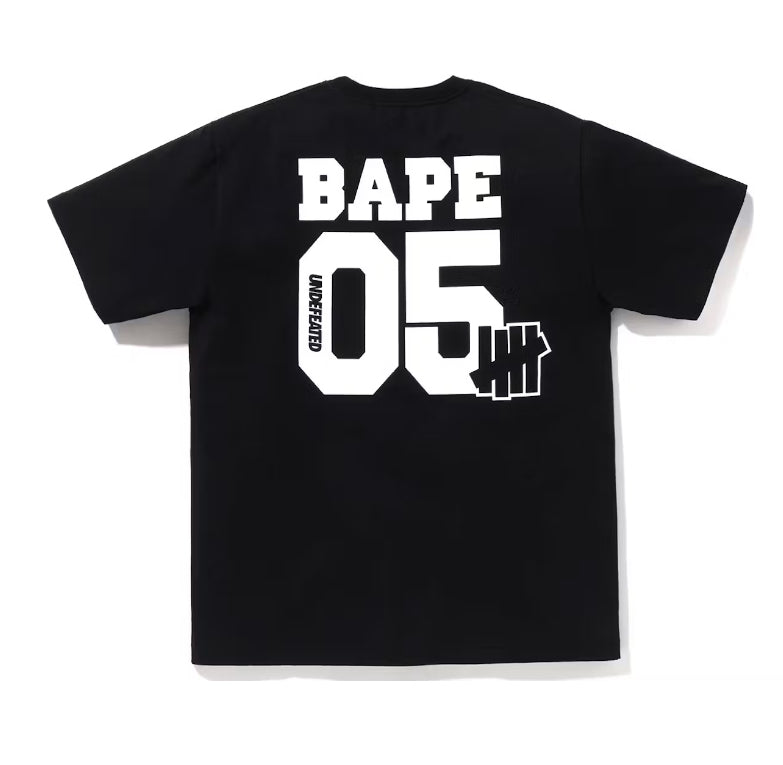Bape Undefeated College Logo Black Tee (2022)