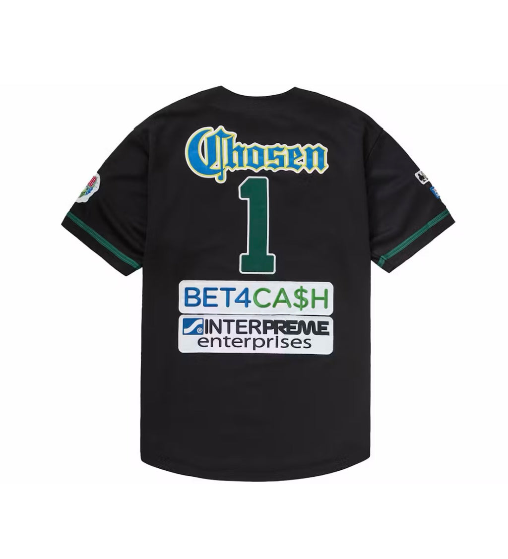 Supreme Chosen One Baseball Jersey Black (2024)