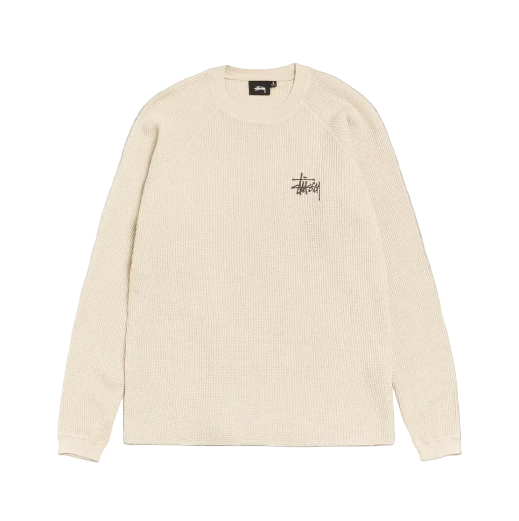 Stussy Basic Thermal Longsleeve Bone (2024)
