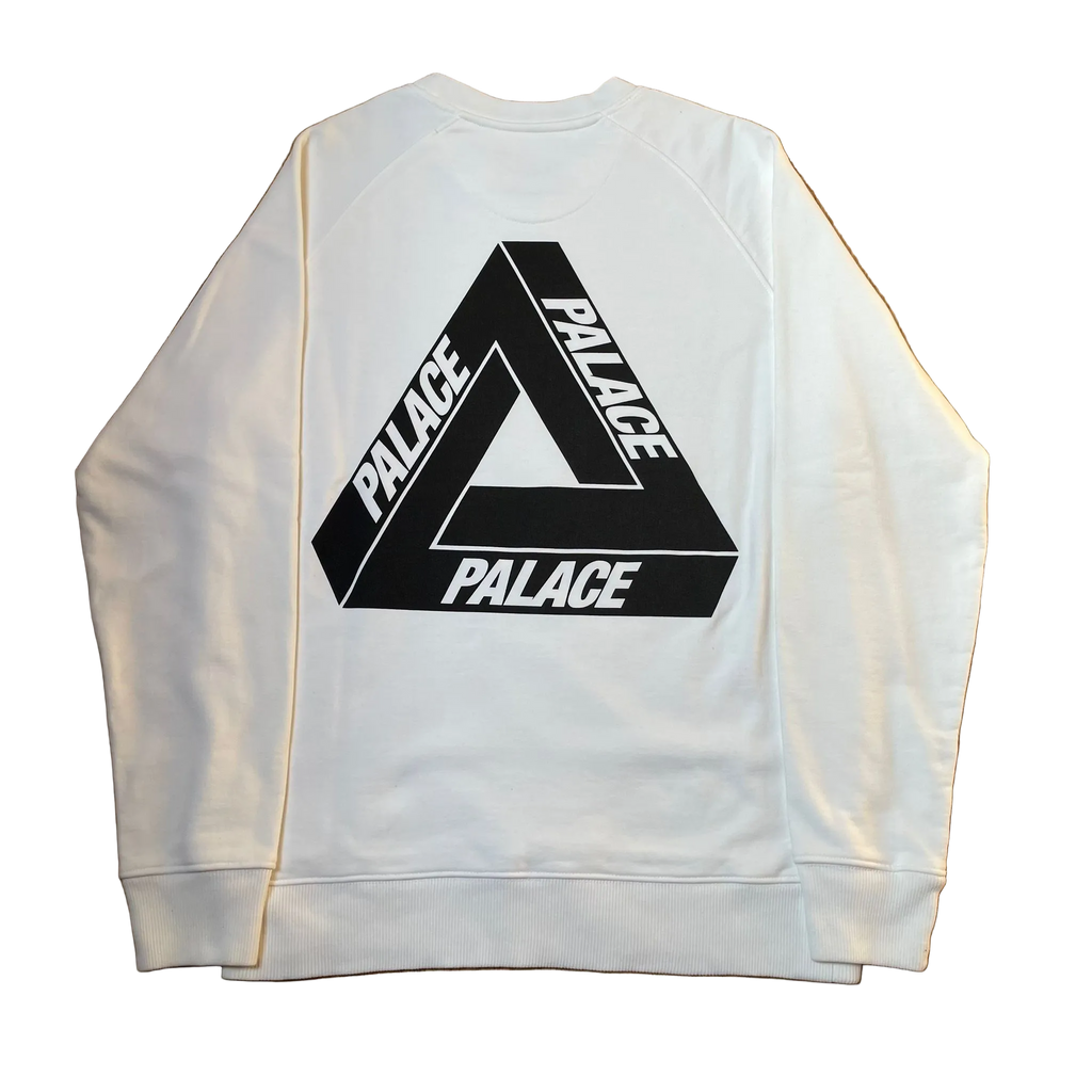 Palace Tri-Ferg Crewneck White (2017)