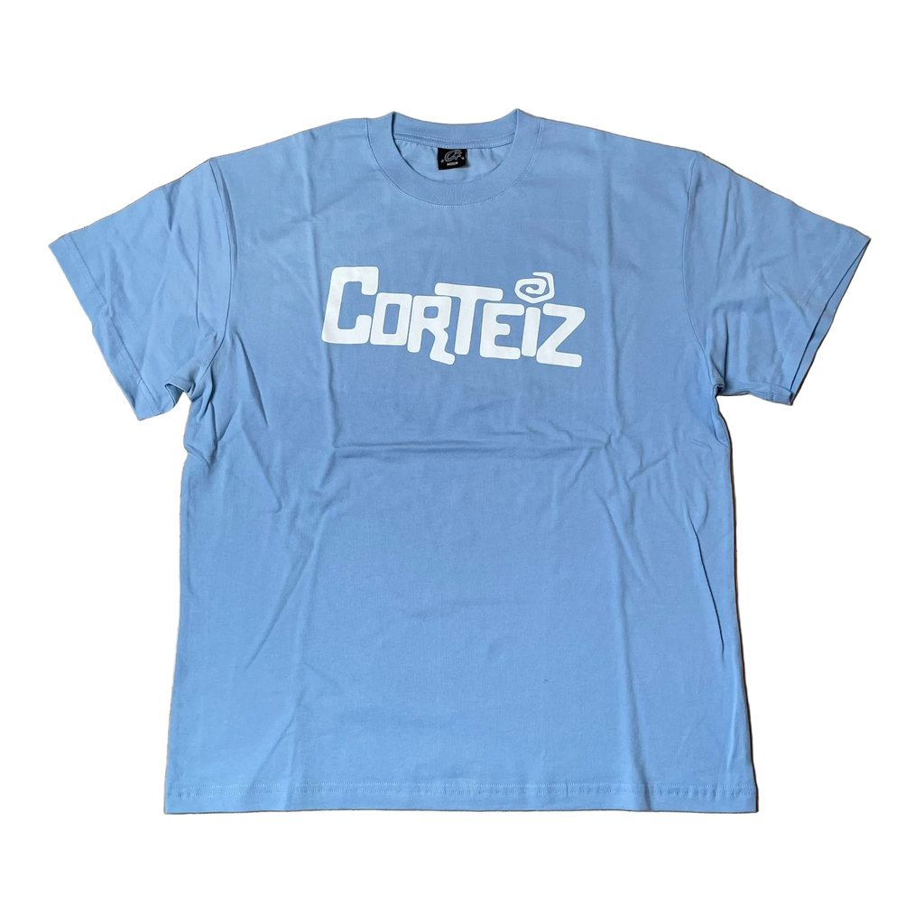 Corteiz Stencil Logo Baby Blue Tee (2023)