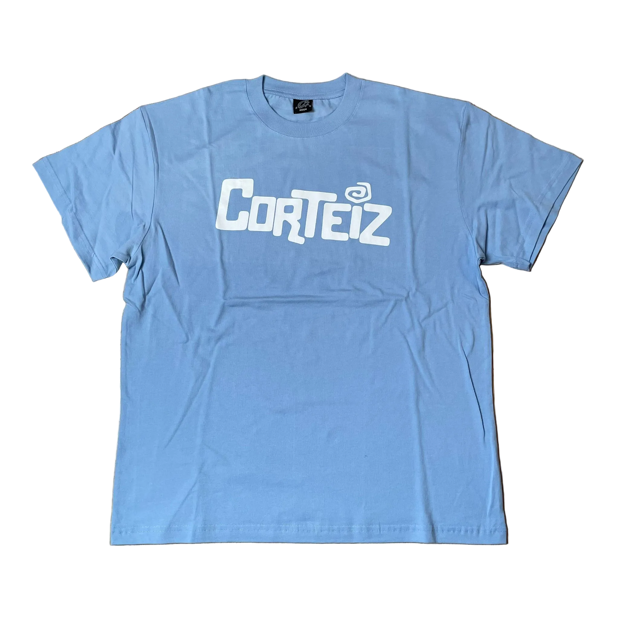 Corteiz Stencil Logo Baby Blue Tee (2023)
