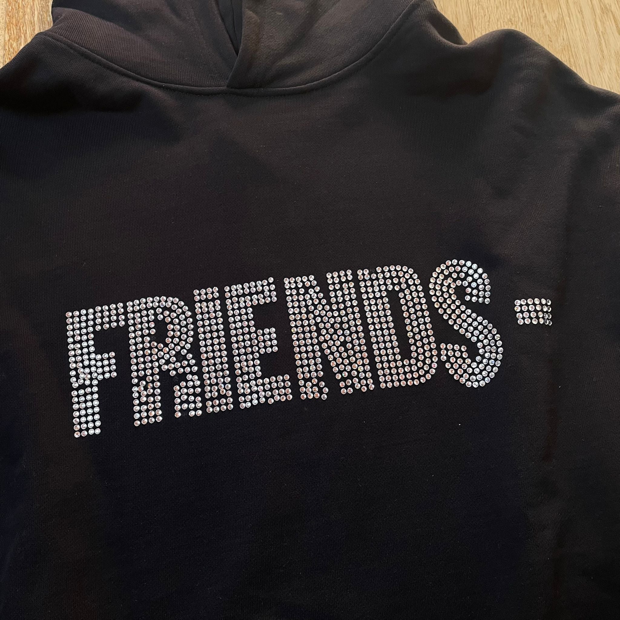 Vlone x Swarovski Friends Hoodie Black (2019)
