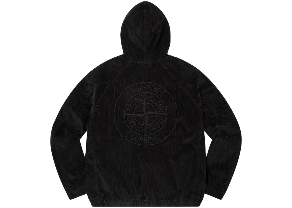 Supreme x Stone Island Corduroy Jacket Black (2020)