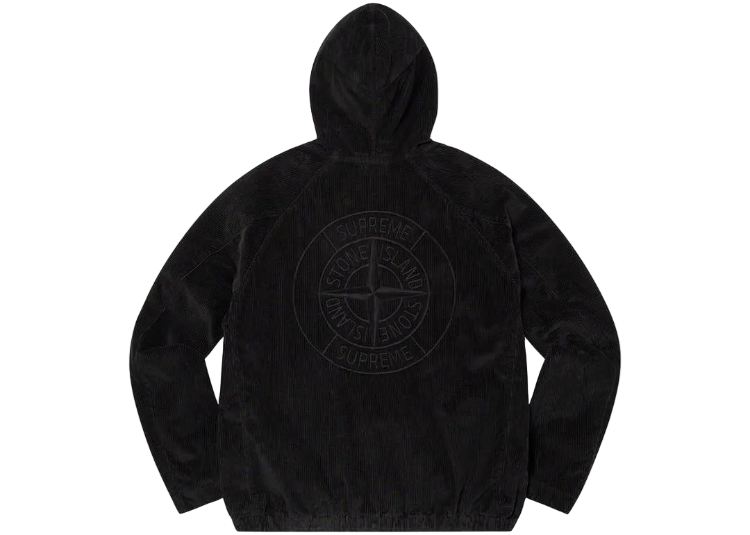 Supreme x Stone Island Corduroy Jacket Black (2020)
