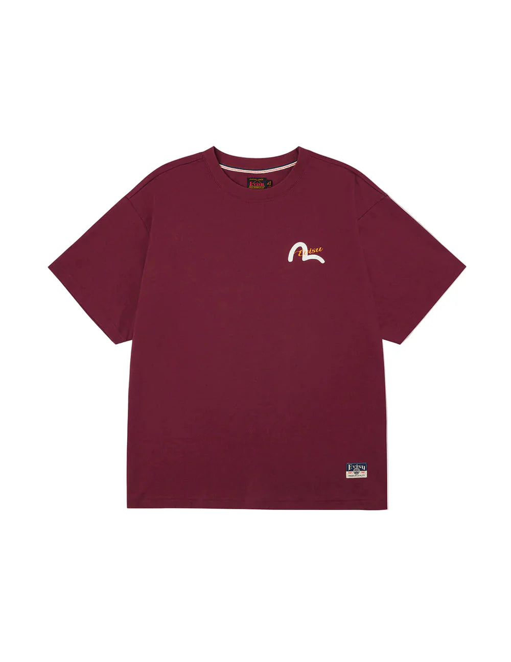 Evisu Henohenomohe Godhead Burgundy Tee (2026)