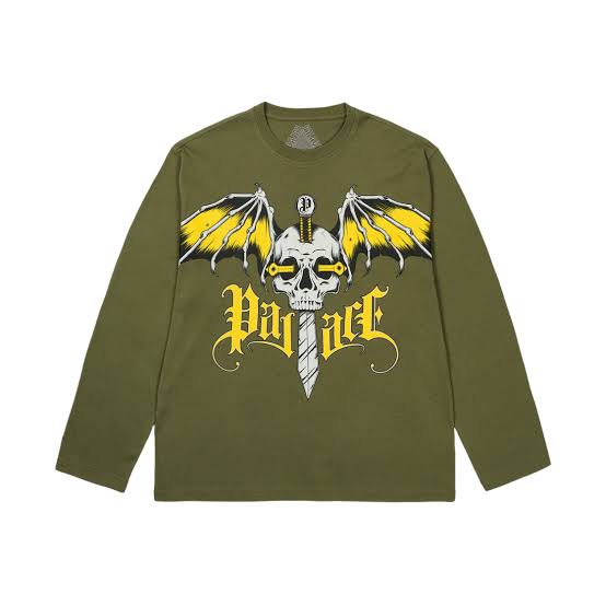 Palace Wingspan L/S Tee Deep Green (2026)