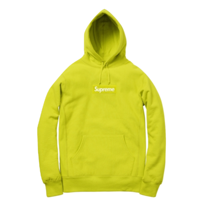 Supreme Box Logo Hoodie Acid Green (2012)