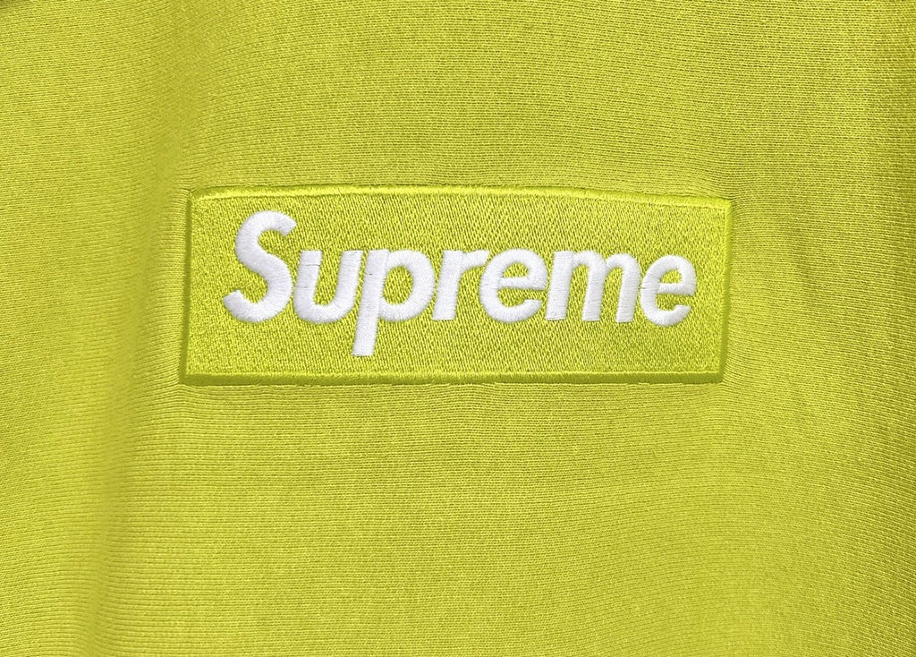 Supreme Box Logo Hoodie Acid Green (2012)