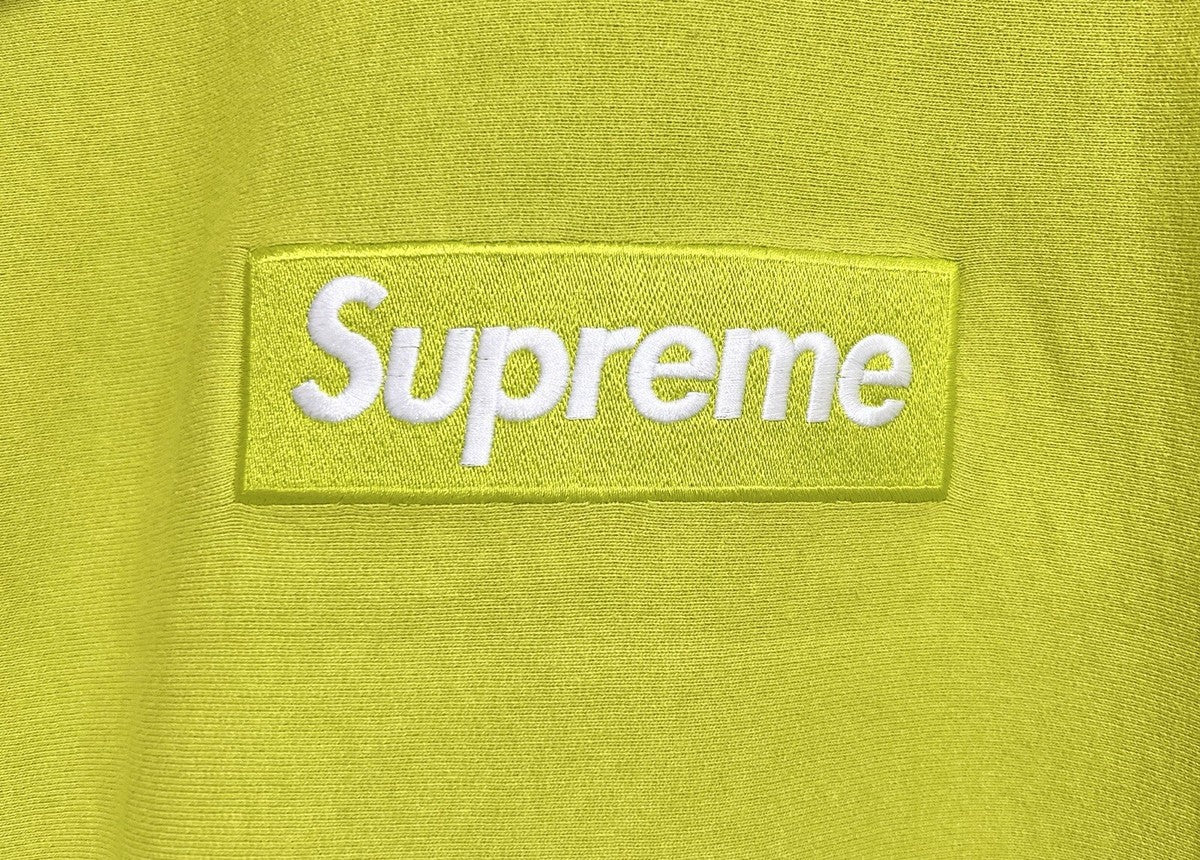 Supreme Box Logo Hoodie Acid Green (2012)