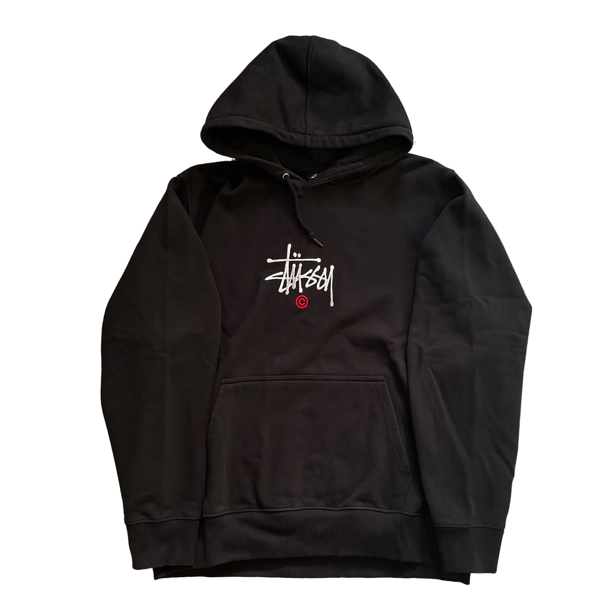 Stussy Copyright Embroidered Hoodie Black (2021)