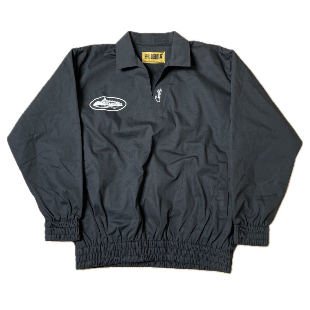 Corteiz Guerillaz Drilltop Black / White (2022)