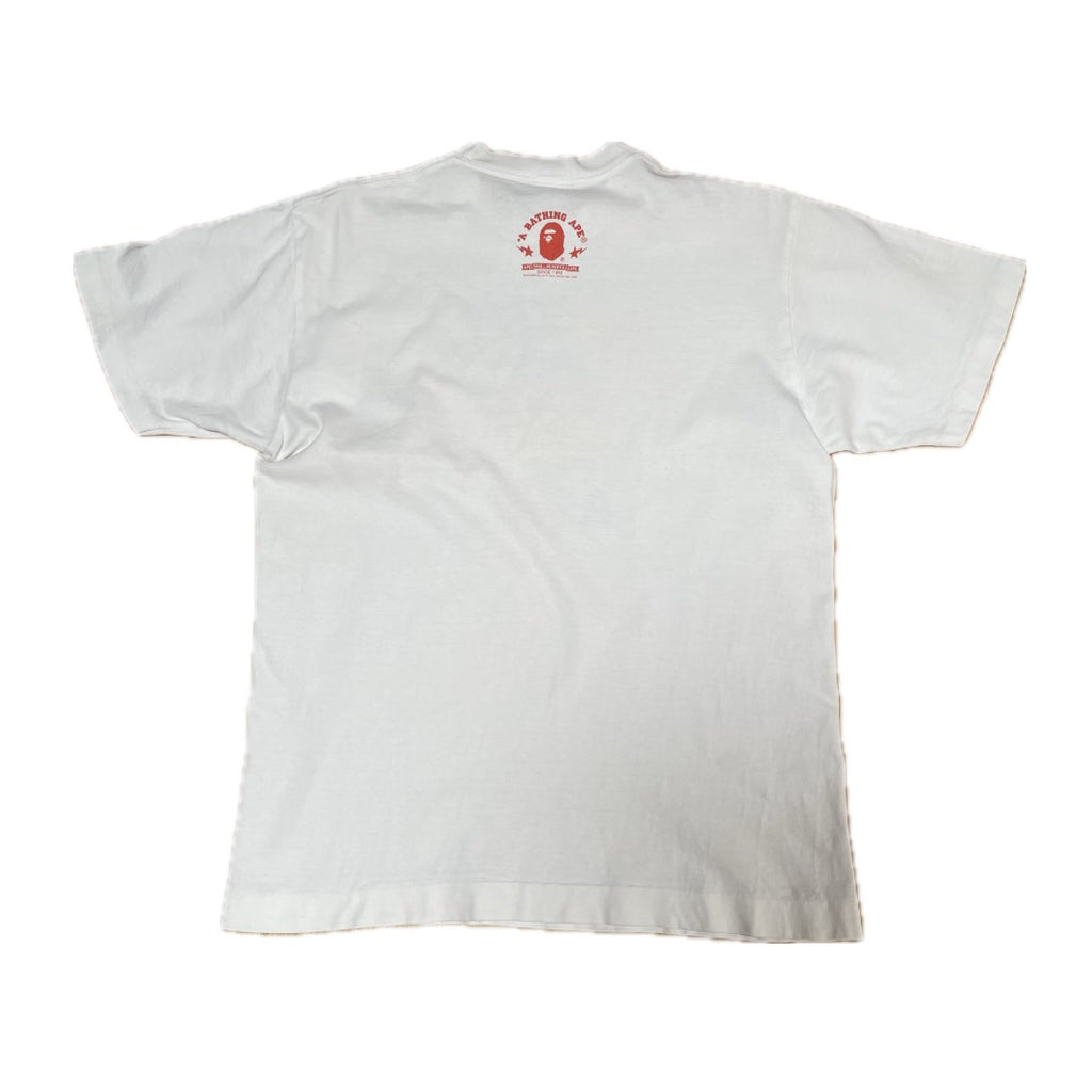 Bape College Logo Multicolor Tee White (2008)