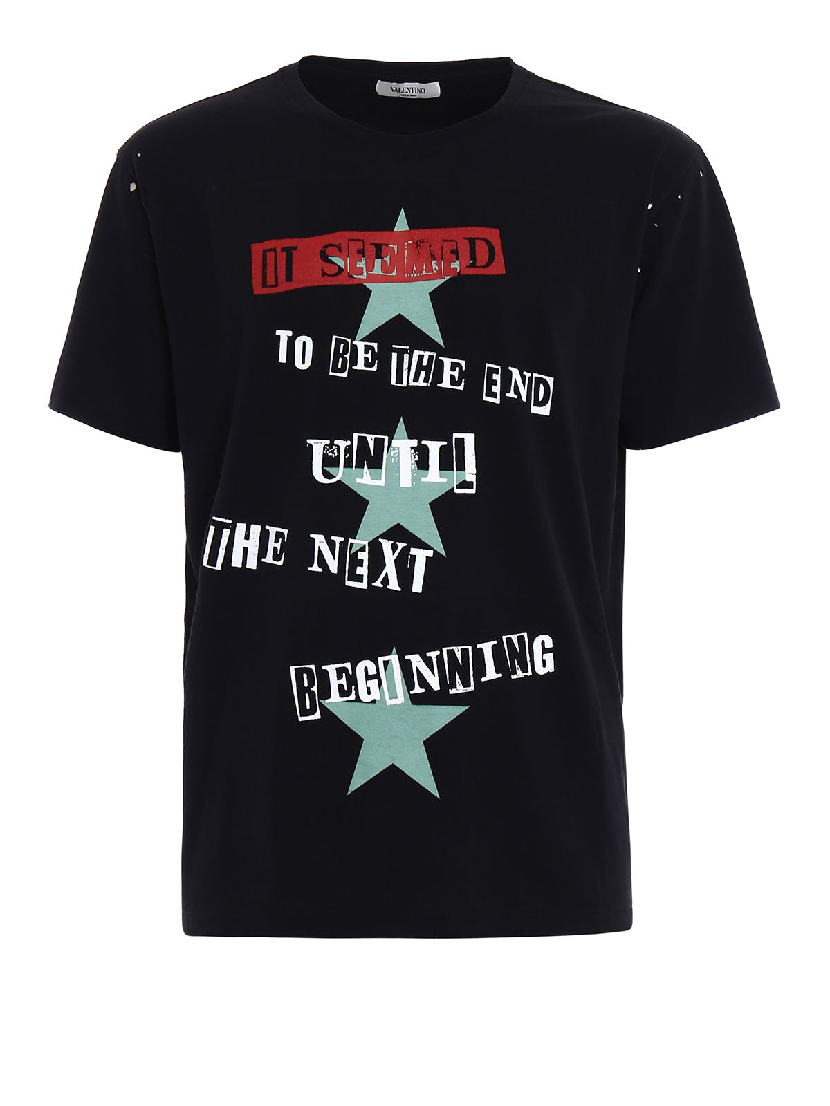 Valentino Garavani x Jamie Reid Punk Poem Tee Black (2017)